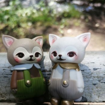 Котятки Моррисы на прогулке в Павловске