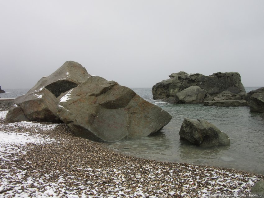 Крымские каникулы, часть 5. Снег в Воронцовском парке