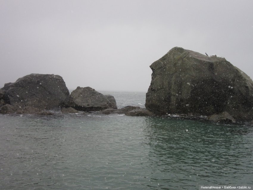 Крымские каникулы, часть 5. Снег в Воронцовском парке