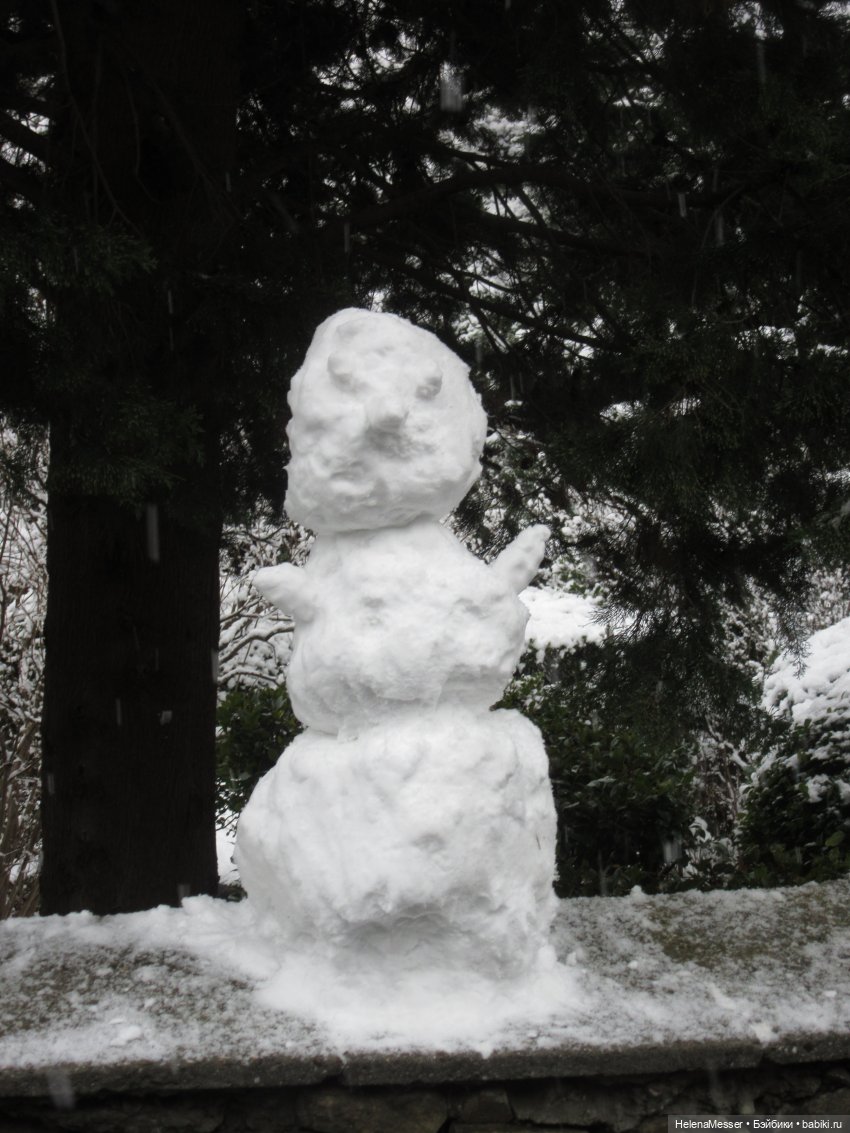 Крымские каникулы, часть 5. Снег в Воронцовском парке