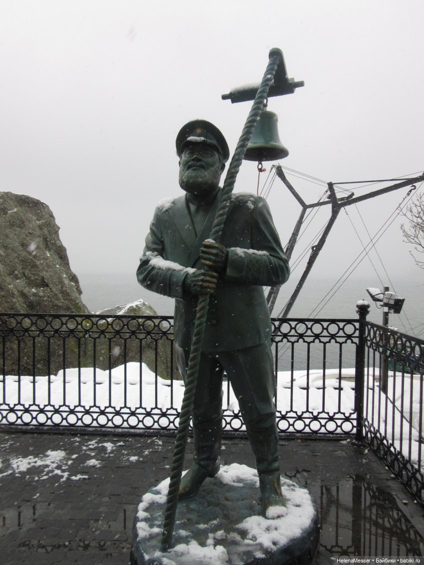 Крымские каникулы, часть 5. Снег в Воронцовском парке