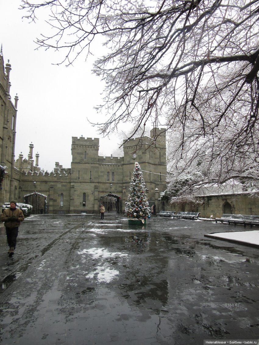 Крымские каникулы, часть 5. Снег в Воронцовском парке