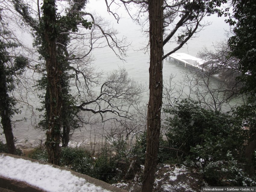 Крымские каникулы, часть 5. Снег в Воронцовском парке