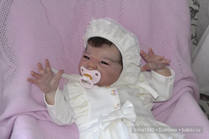 Кукла реборн - Моя не сплюшка Мурёнок (фото 10)