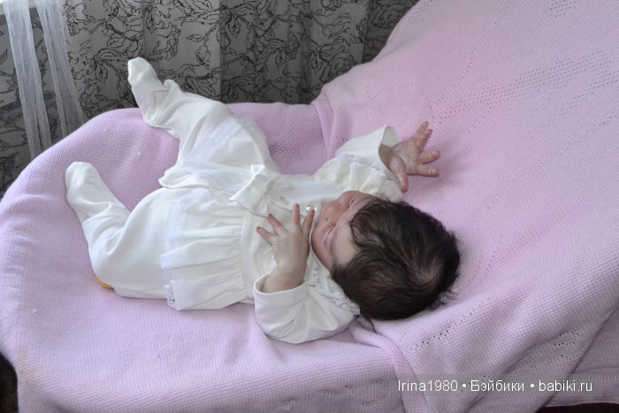 Кукла реборн - Моя не сплюшка Мурёнок (фото 8)