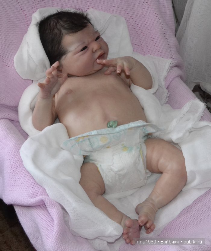 Кукла реборн - Моя не сплюшка Мурёнок (фото 4)