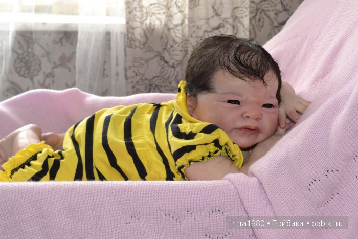 Кукла реборн - Моя не сплюшка Мурёнок