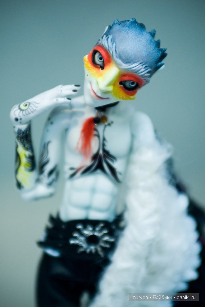 Птиц-проказник шарнирная кукла Мария Пикунова