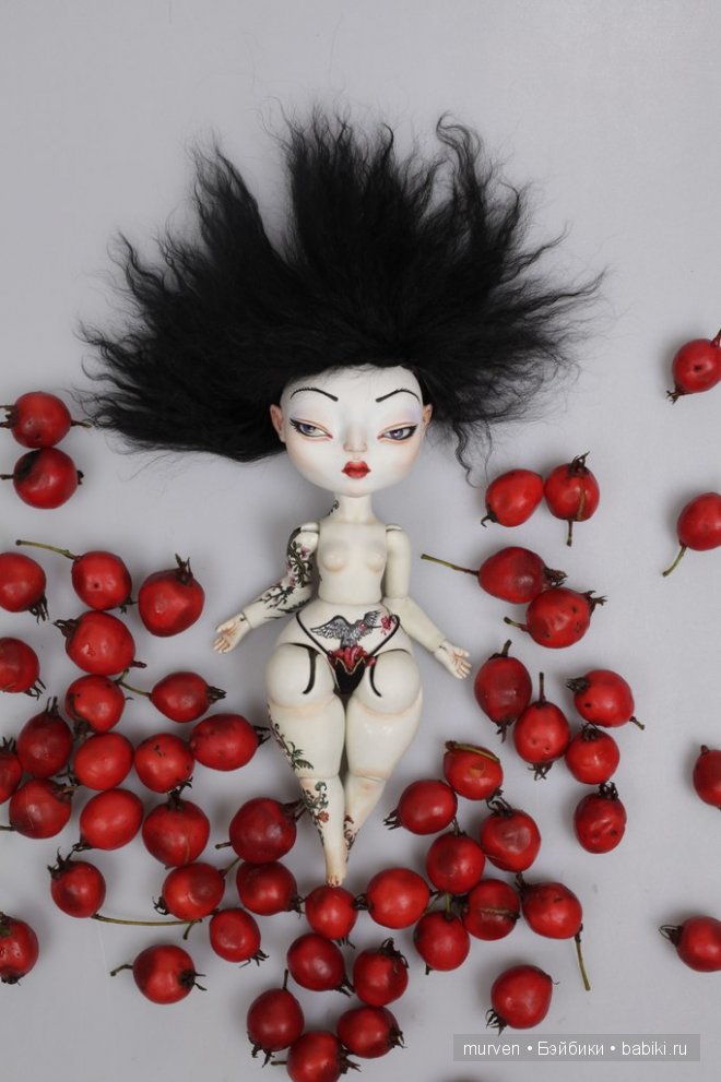 Дух огня шарнирная кукла Марии Пикуновой