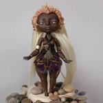 Дух Земли, авторская шарнирная кукла Марии Пикуновой