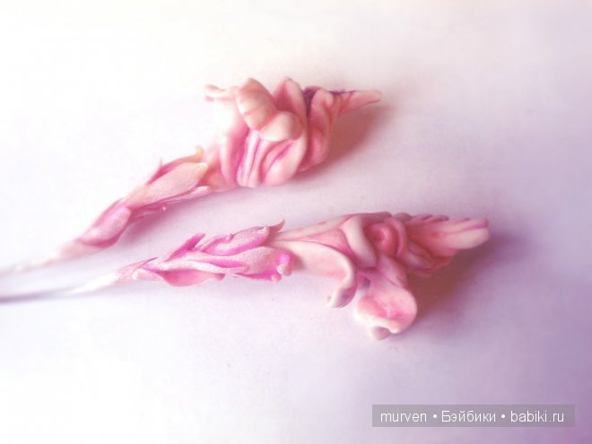 Фея Орхидея, авторская шарнирная кукла из фарфора Марии Пикуновой