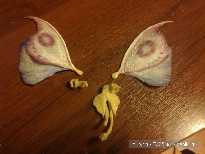 Фея Орхидея, авторская шарнирная кукла из фарфора Марии Пикуновой (фото 8)