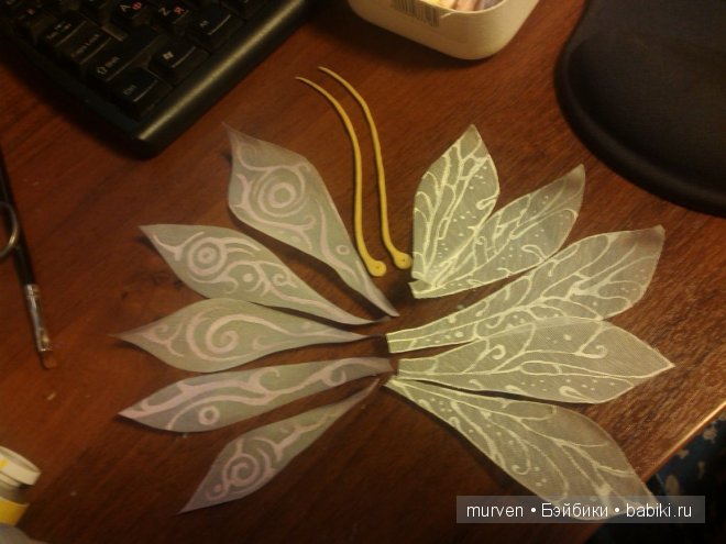 Фея Орхидея, авторская шарнирная кукла из фарфора Марии Пикуновой (фото 5)