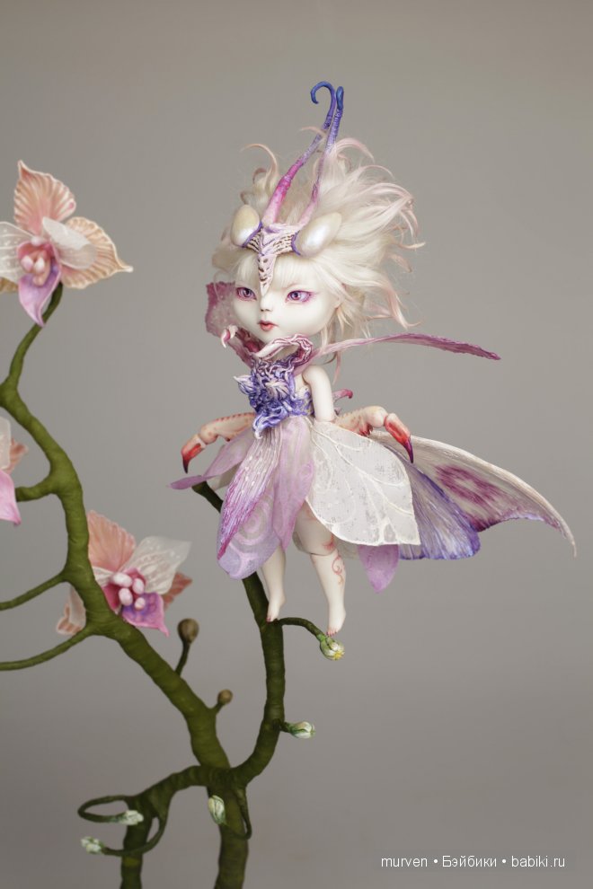 фея орхидея богомол шарнирные куклы Марии Пикуновой