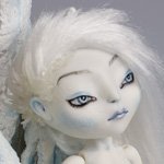 Леди Лёд. Дух Воды, авторская фарфоровая кукла Марии Пикуновой