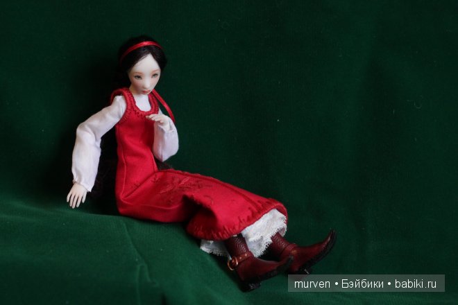 Настенька, авторская шарнирная кукла Марии Пикуновой (фото 2)