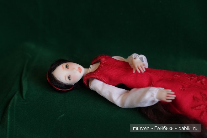Настенька, авторская шарнирная кукла Марии Пикуновой