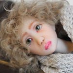 Варя и чемоданное настроение. Авторская шарнирная кукла