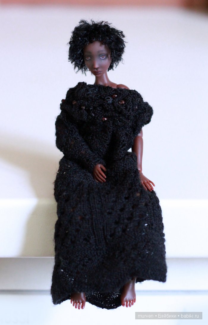 Шоколадка. Шарнирная авторская кукла Марии Пикуновой (фото 3)