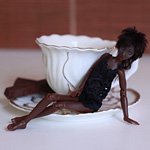 Шоколадка. Шарнирная авторская кукла Марии Пикуновой