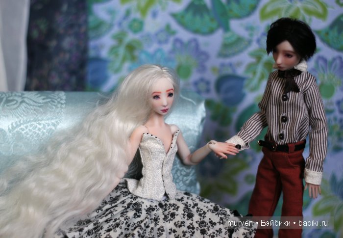 Сладкая парочка. Шарнирные куклы Марии Пикуновой (фото 9)