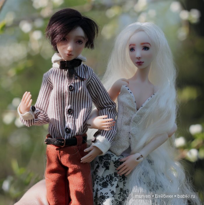 Сладкая парочка. Шарнирные куклы Марии Пикуновой