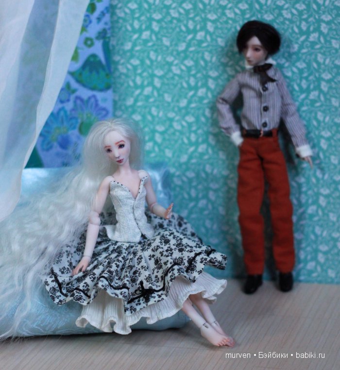 Сладкая парочка. Шарнирные куклы Марии Пикуновой (фото 8)