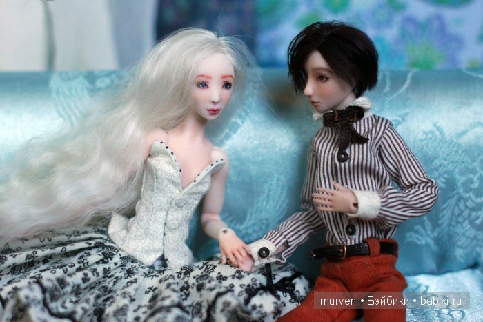 Сладкая парочка. Шарнирные куклы Марии Пикуновой (фото 10)