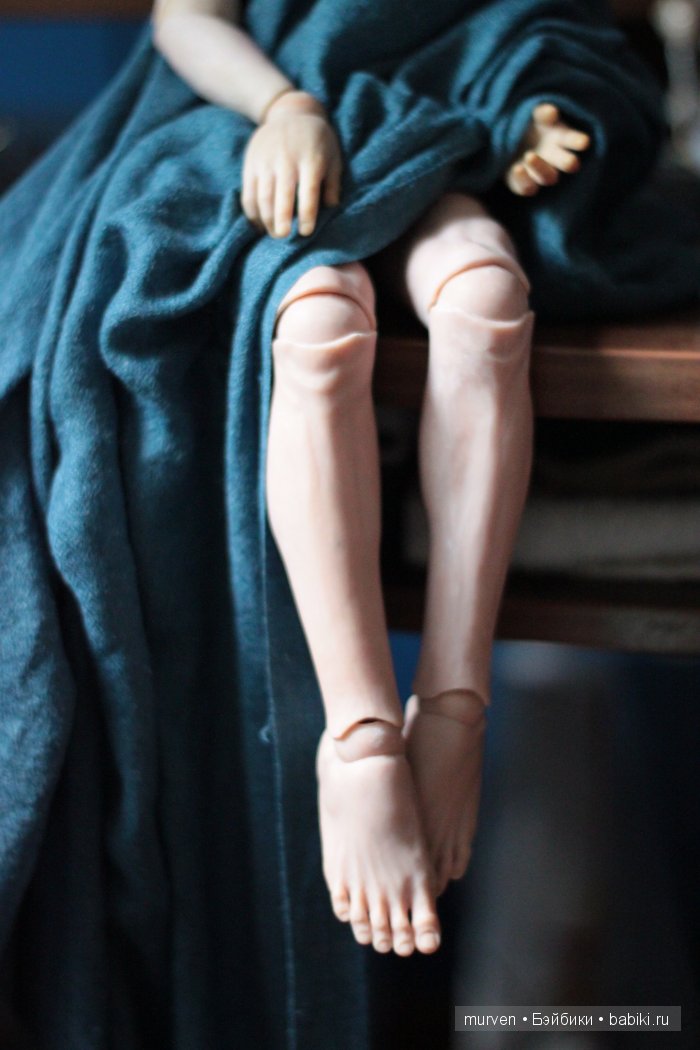 Античный муж в процессе работы. Шарнирная кукла (фото 4)