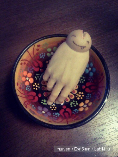 Античный муж в процессе работы. Шарнирная кукла (фото 5)