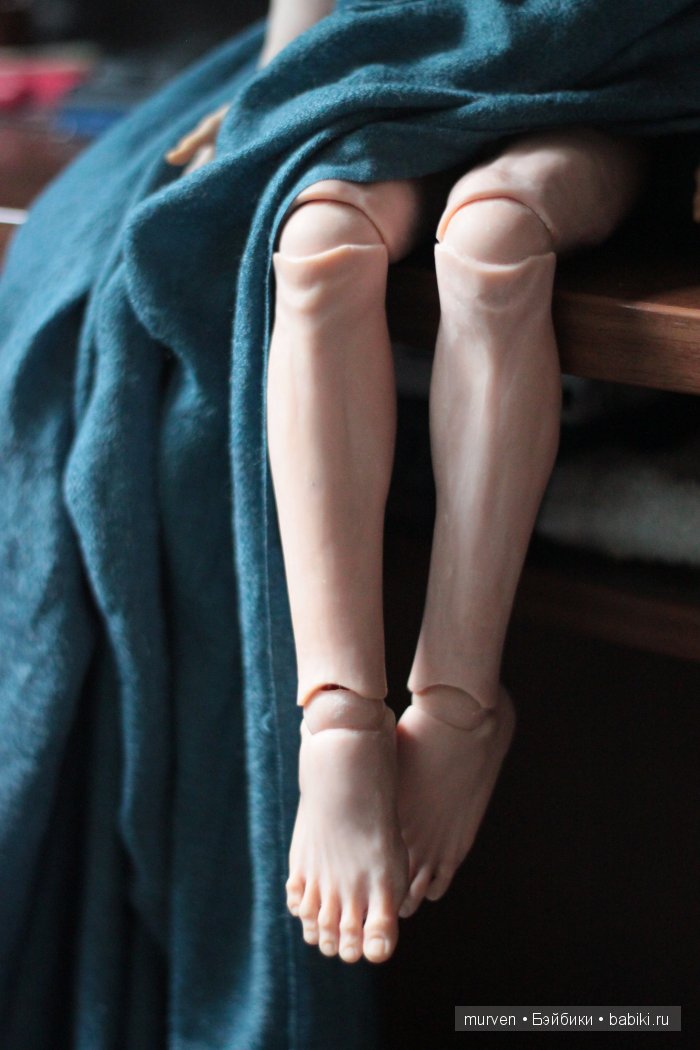 Античный муж в процессе работы. Шарнирная кукла (фото 3)