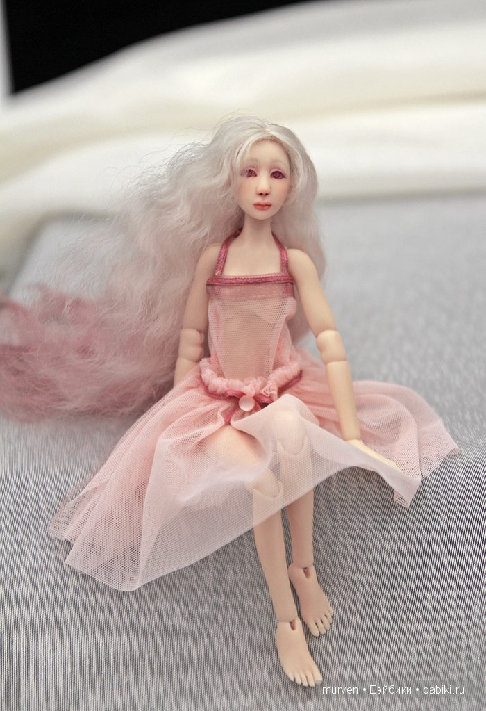 Ethereal Rose. Миниатюрная шарнирная кукла Марии Пикуновой (фото 9)