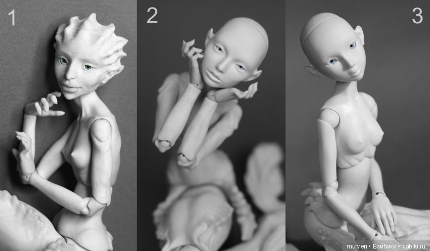 шарнирная кукла Марии Пикуновой Various русалка