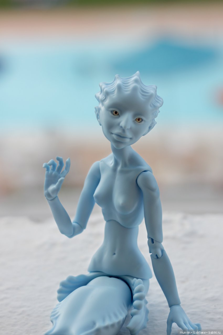Мария пикунова шарнирная кукла русалка bjd