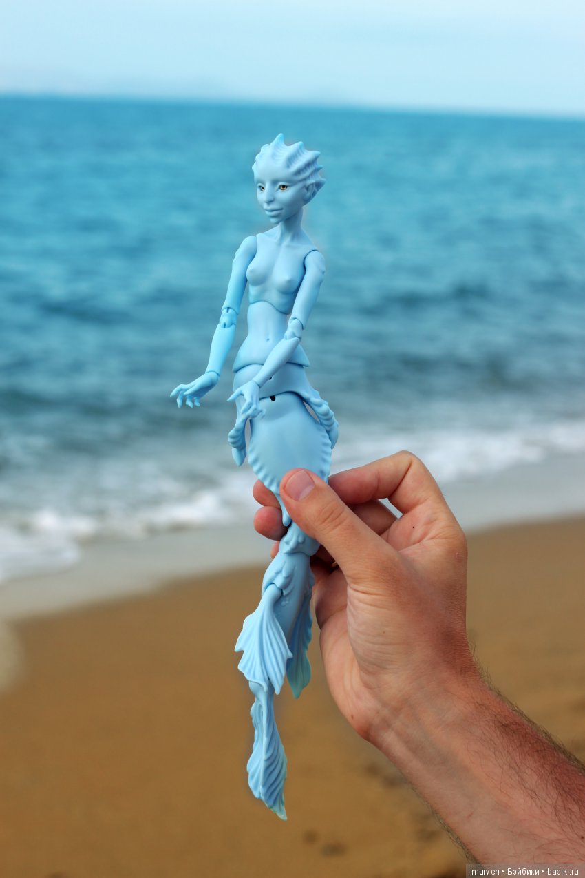 Мария пикунова шарнирная кукла русалка bjd