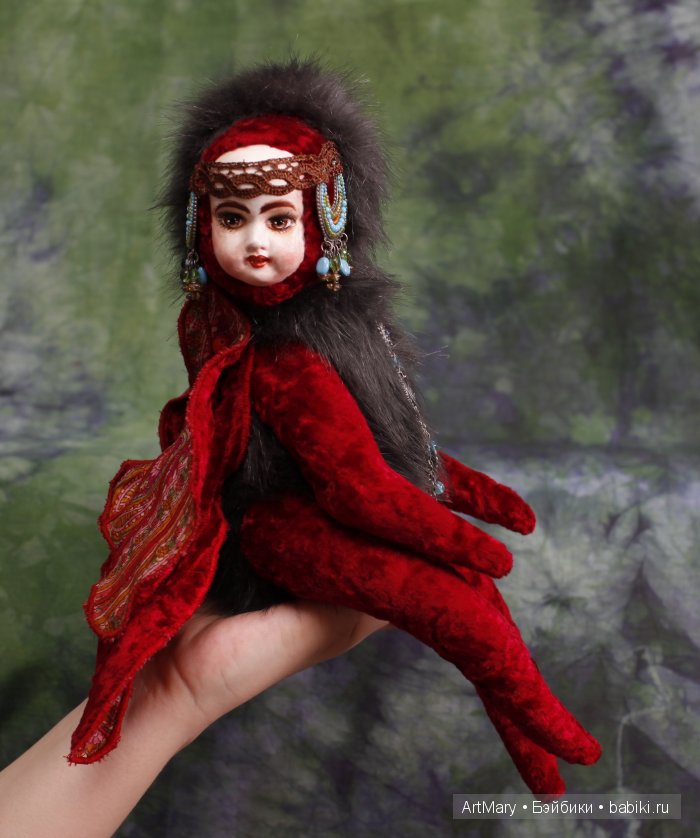 Мариетта — Авторские куклы в антикварном стиле: будуарные (фото 6)