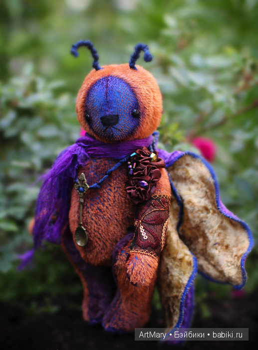 Мои толстые мотыльки — Текстильные игрушки и примитивы: кофейные