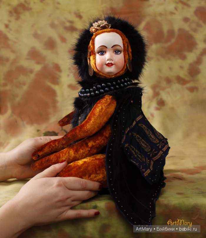 Пенелопа | Бэйбики Пенелопа — Авторские куклы в антикварном стиле: будуарные (фото 5)