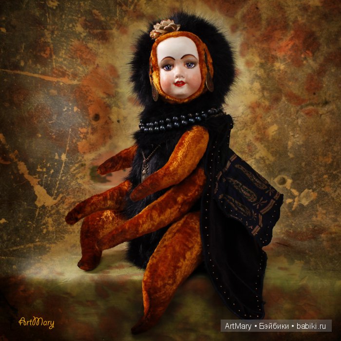 Пенелопа | Бэйбики Пенелопа — Авторские куклы в антикварном стиле: будуарные (фото 4)
