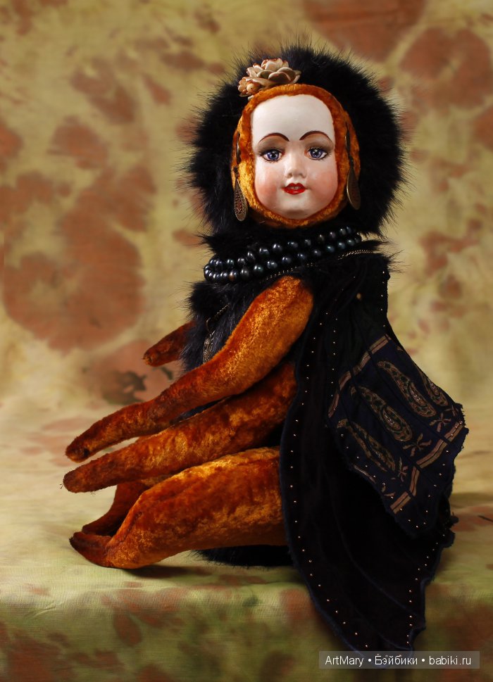Пенелопа | Бэйбики Пенелопа — Авторские куклы в антикварном стиле: будуарные (фото 7)