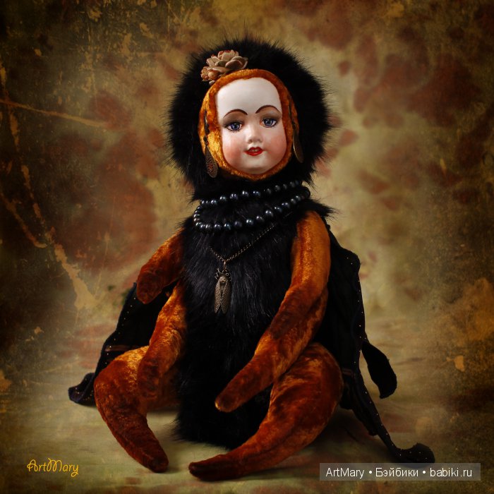 Пенелопа | Бэйбики Пенелопа — Авторские куклы в антикварном стиле: будуарные (фото 2)