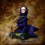 Синяя гусеница Лукреция