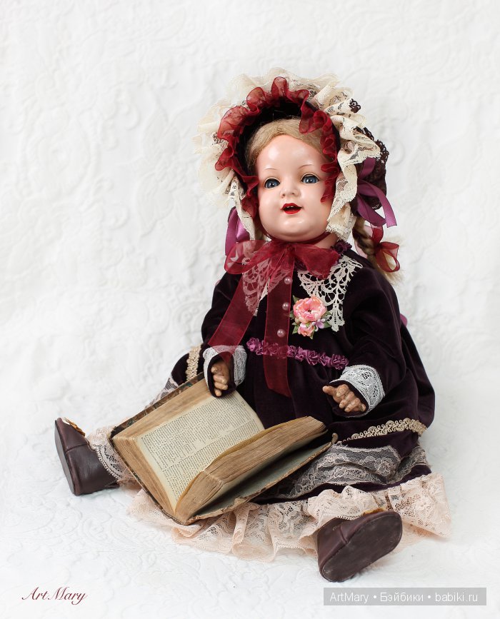 Антикварная кукла Клара - актриса и фотомодель (фото 3)