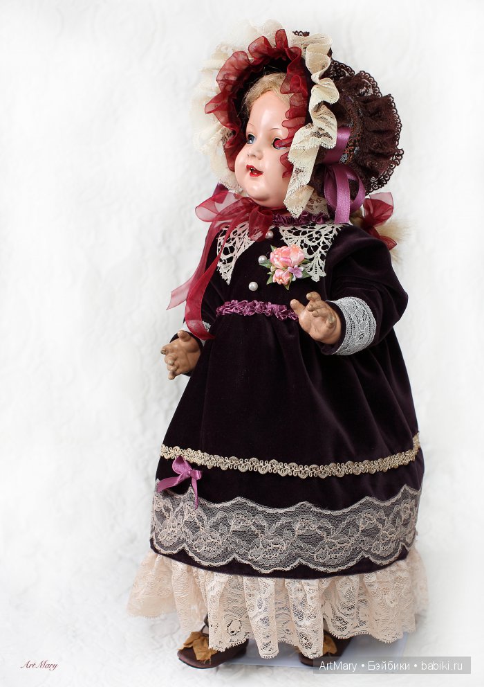 Антикварная кукла Клара - актриса и фотомодель (фото 9)