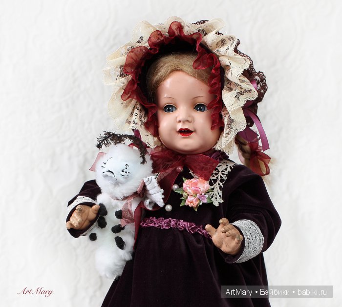 Антикварная кукла Клара - актриса и фотомодель (фото 4)