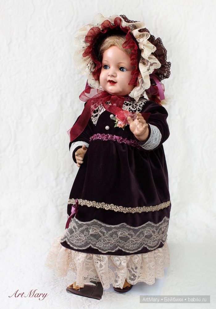 Антикварная кукла Клара - актриса и фотомодель (фото 5)