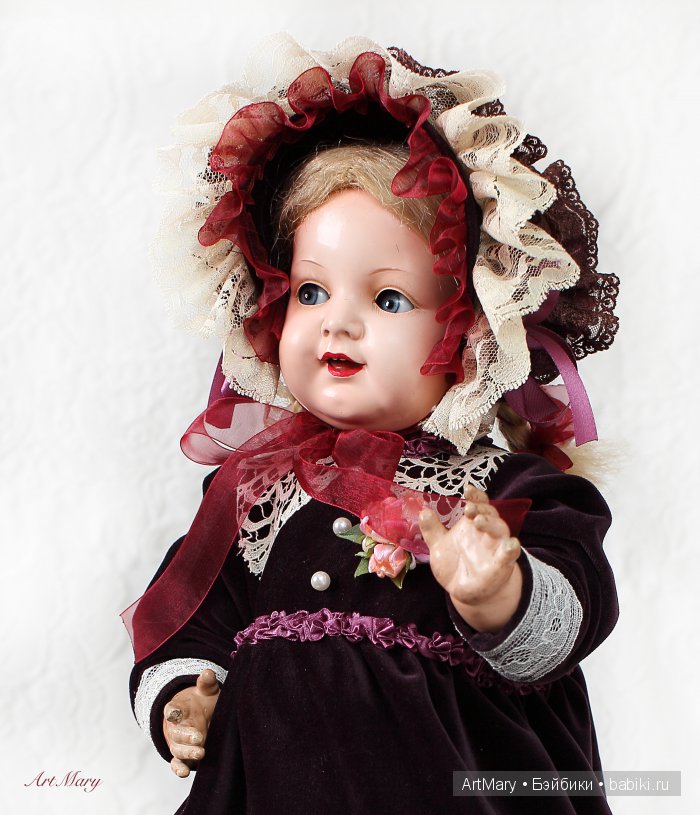 Антикварная кукла Клара - актриса и фотомодель (фото 8)