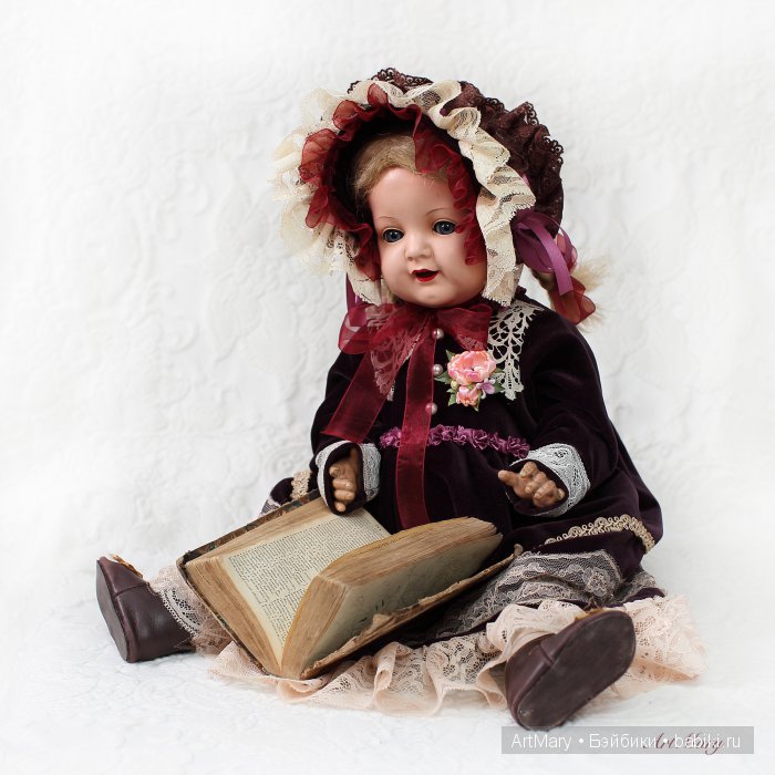 Антикварная кукла Клара - актриса и фотомодель (фото 2)