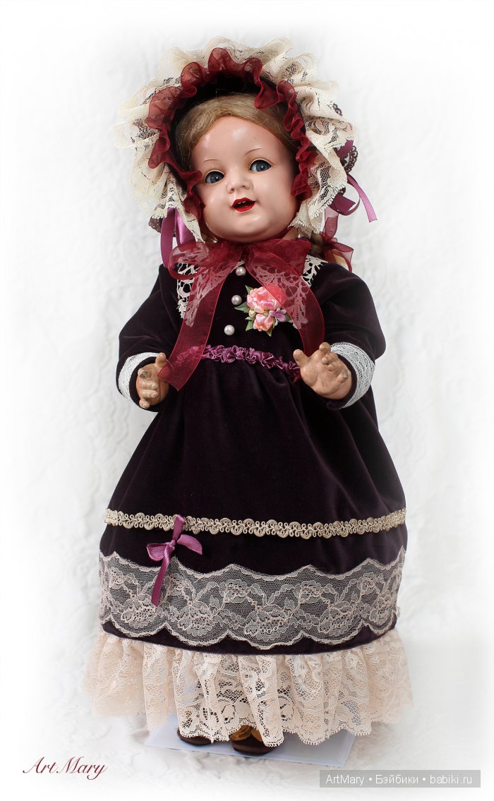 Антикварная кукла Клара - актриса и фотомодель