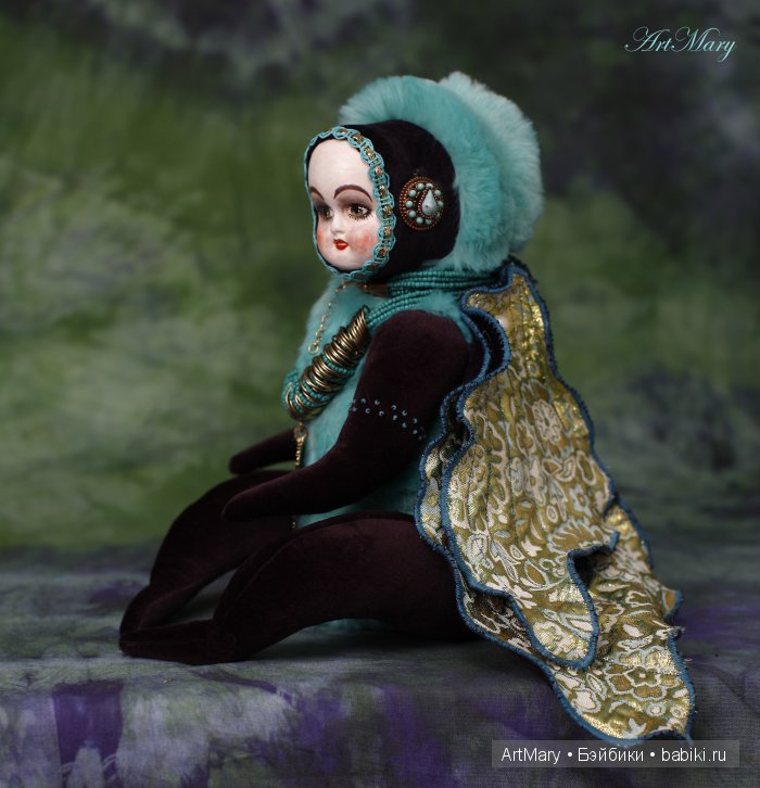 Хелена — Авторские куклы в антикварном стиле: будуарные (фото 6)